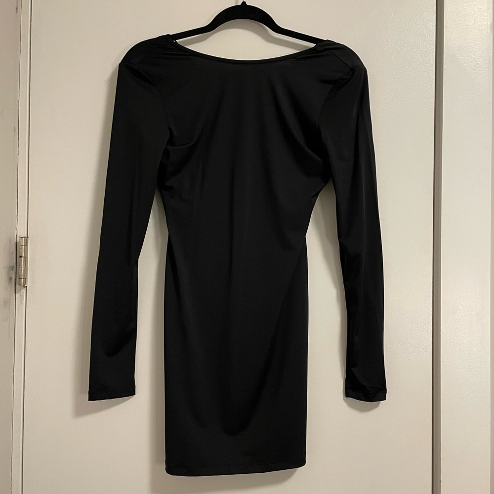 Open back dress